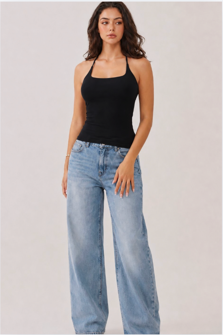 PRE ORDER: Halter Tie Padded Tank