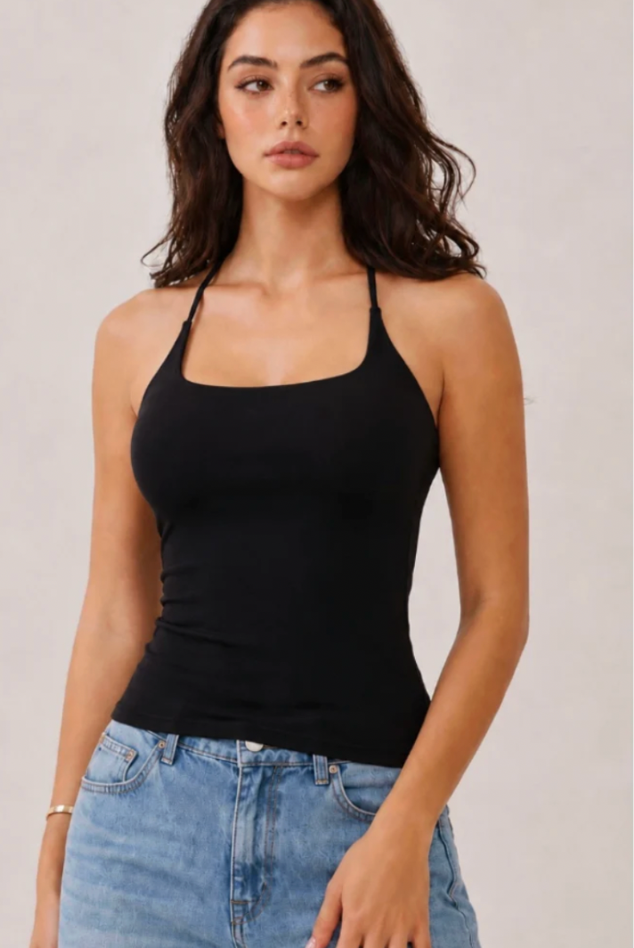 [PRE ORDER] Halter Tie Padded Tank