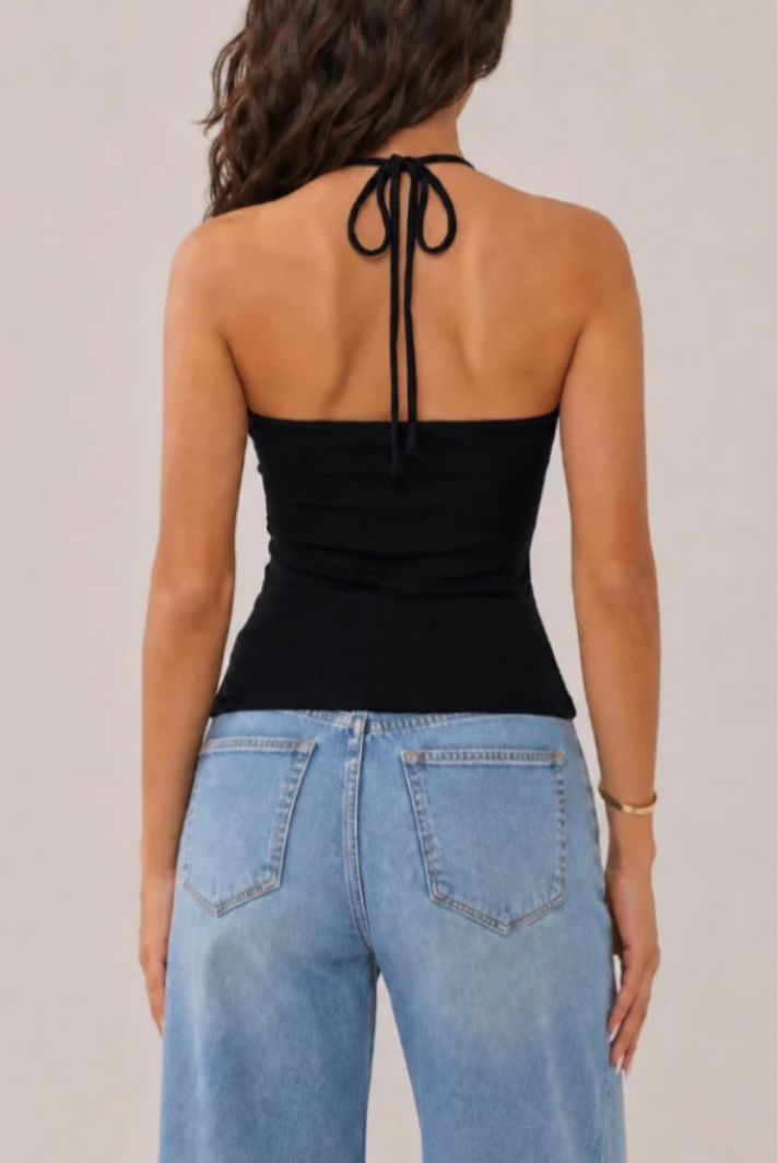 [PRE ORDER] Halter Tie Padded Tank